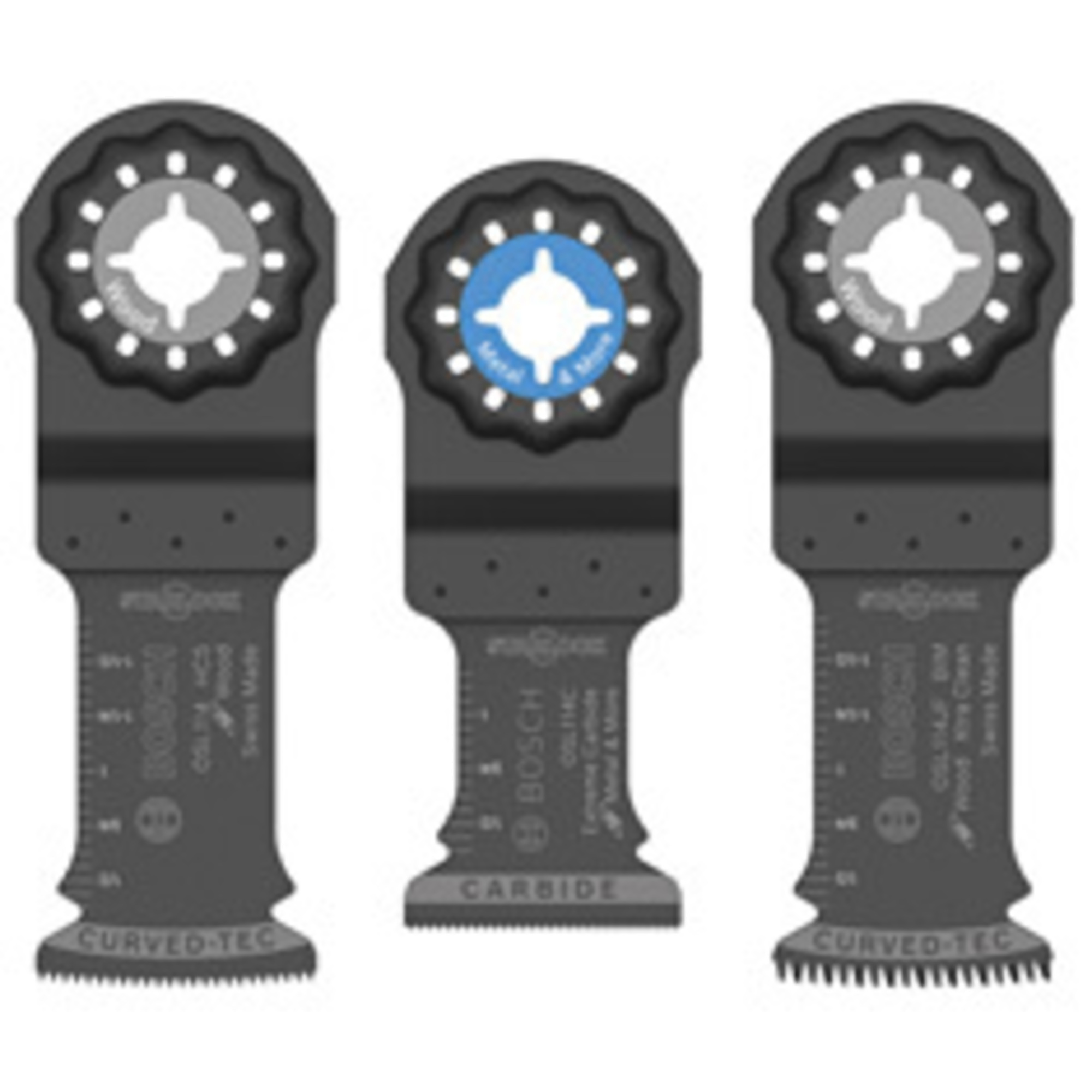 Bosch Starlock Oscillating Multi-Tool Accessory Blade Set — 3-Piece, Model# OSL003VP